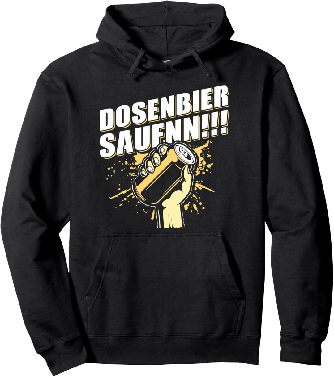 Dosenbier Saufen Geschenk für Party Pullover Hoodie