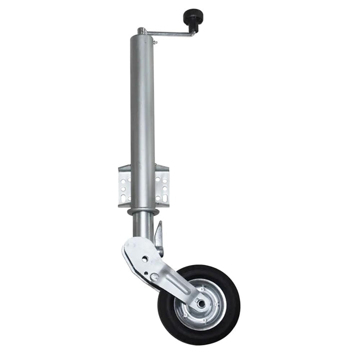 Stützrad Anhänger,Stützräder 500KG Stützlast,Automatik Stützrad 60mm Klappbar,Anhänger Trailer Rad 2