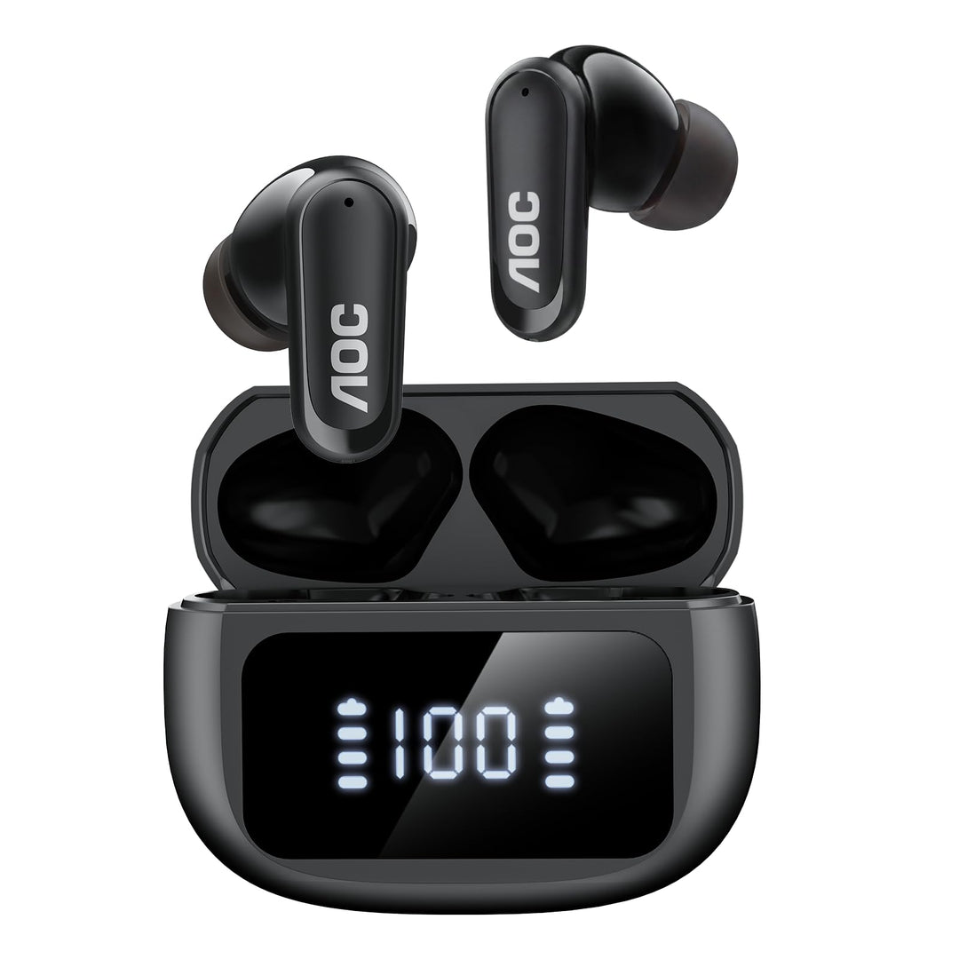 AOC Kopfhörer Kabellos Bluetooth 6.0 in Ear Kopfhörer Bluetooth 40 std | Bluetooth Kopfhörer mit 6 A