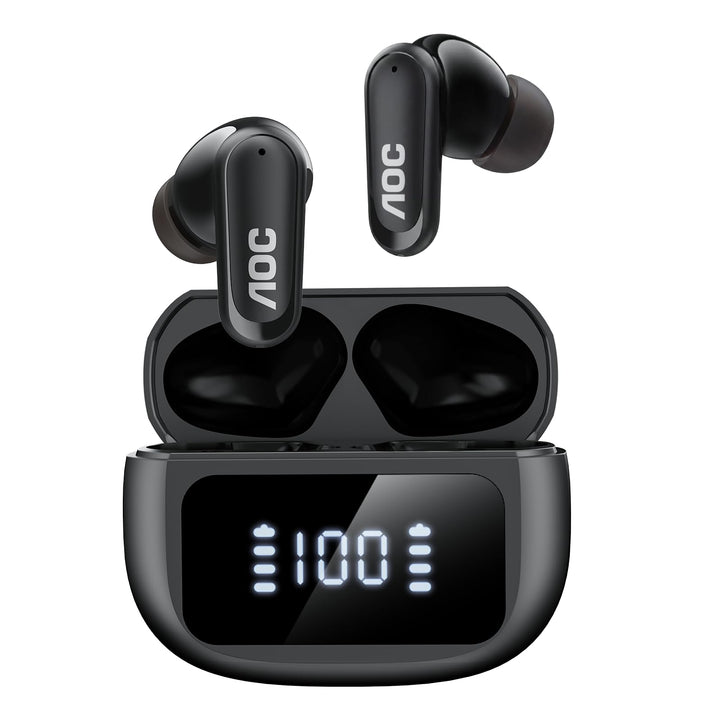 AOC Kopfhörer Kabellos Bluetooth 6.0 in Ear Kopfhörer Bluetooth 40 std | Bluetooth Kopfhörer mit 6 A