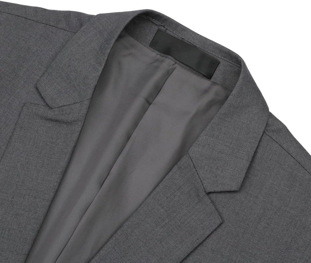 Allthemen Herren Sakko Slim Fit Sportlich Blazer Anzugjacke 1 Knopf Business Hochzeit Freizeit XS Gr