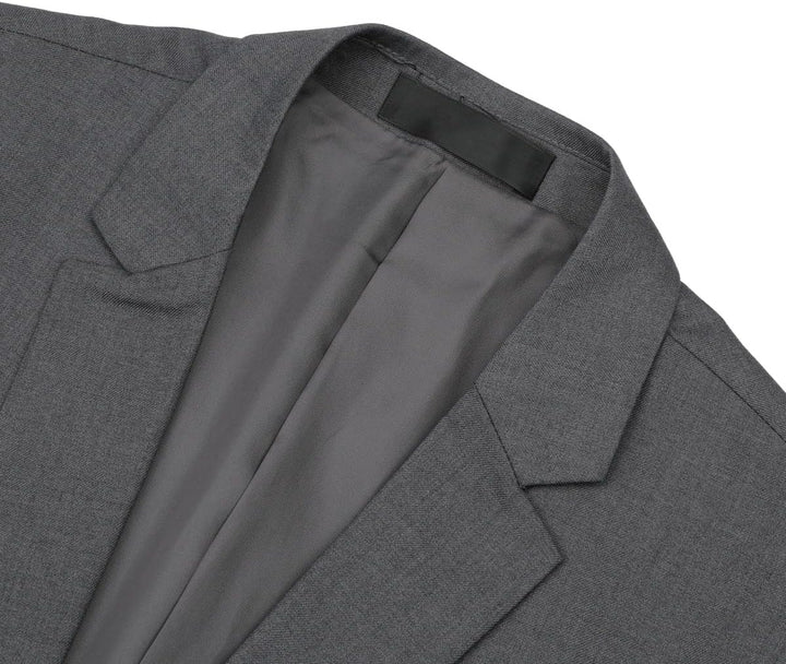 Allthemen Herren Sakko Slim Fit Sportlich Blazer Anzugjacke 1 Knopf Business Hochzeit Freizeit XS Gr