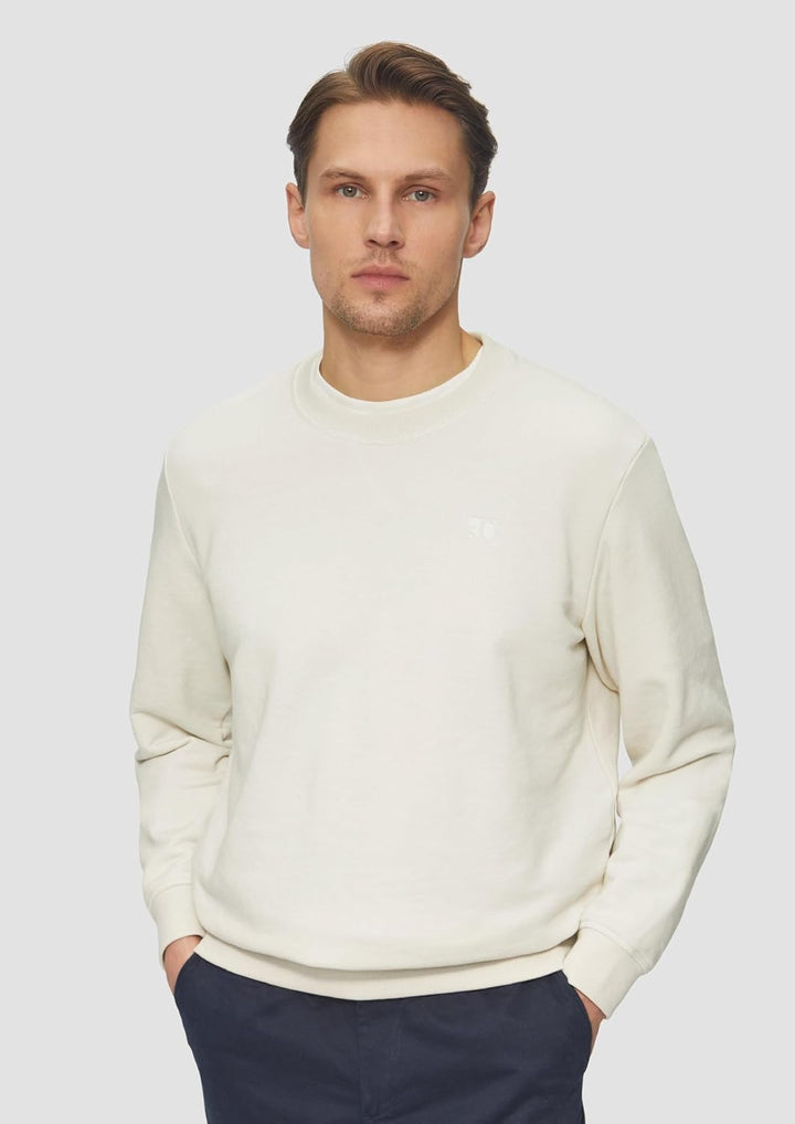 s.Oliver Sweatshirt aus Baumwollmix mit Crew Neck S 0330_wollweiss, S 0330_wollwei&amp;