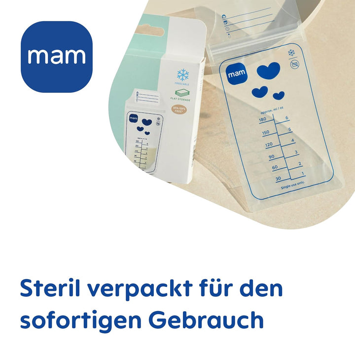MAM Muttermilchbeutel 180 ml, 100 Stück, 100 Stück