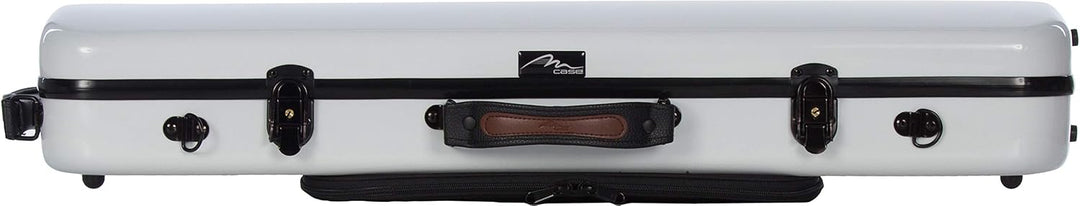 Geigenkoffer Glasfaser Oblong 4/4 white - brownish red M-Case