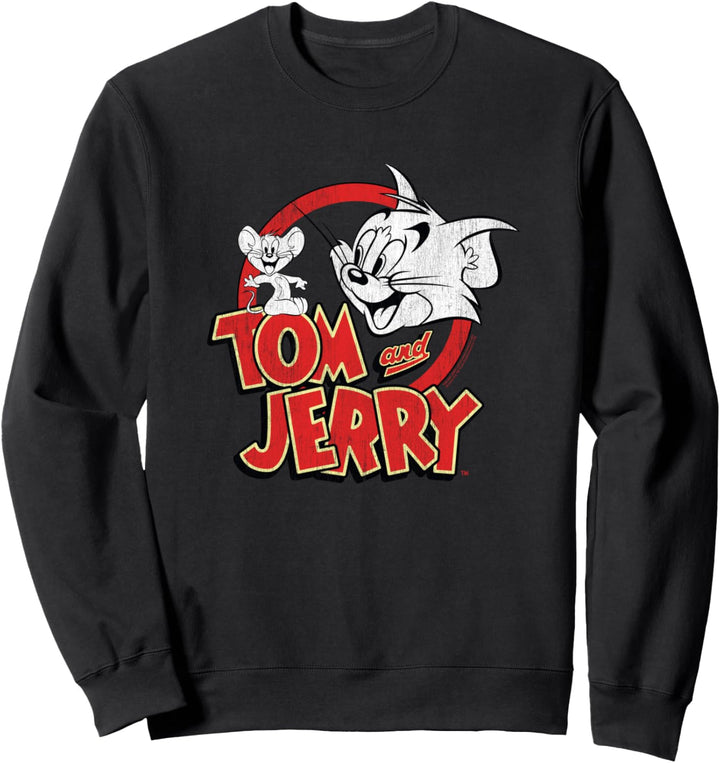 Tom & Jerry Distressed Logo Sweatshirt