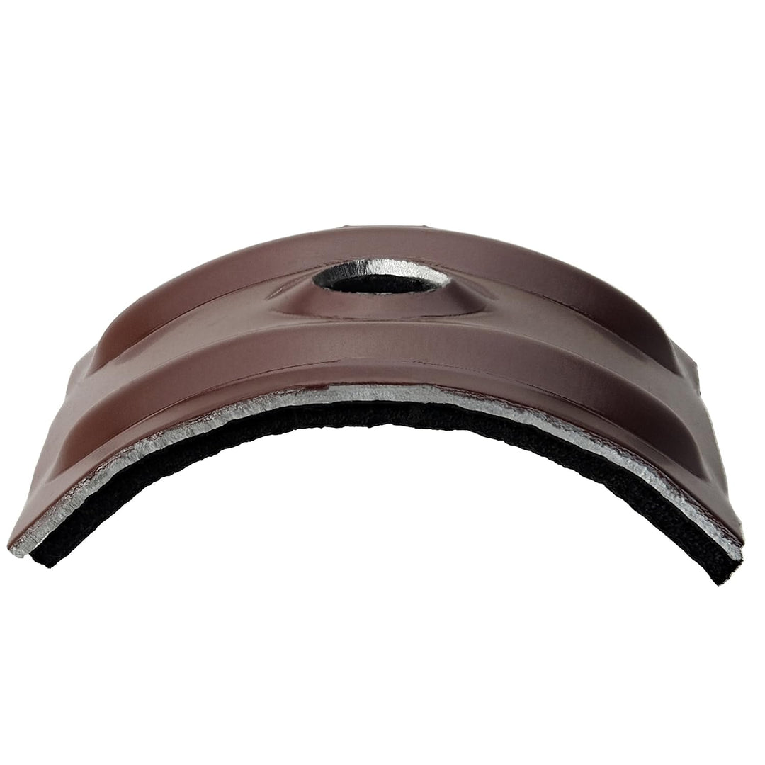 500 Kalotten Rotbraun RAL 8012 Aluminium 24° für Sinus Profil 76/18 Wellplatten Lichtplatten