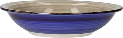 6-TLG. Tellerset Malaga | Bunte Suppenteller tief | 650 ml | Ø 21.5 cm | Salatteller rund | Servier-