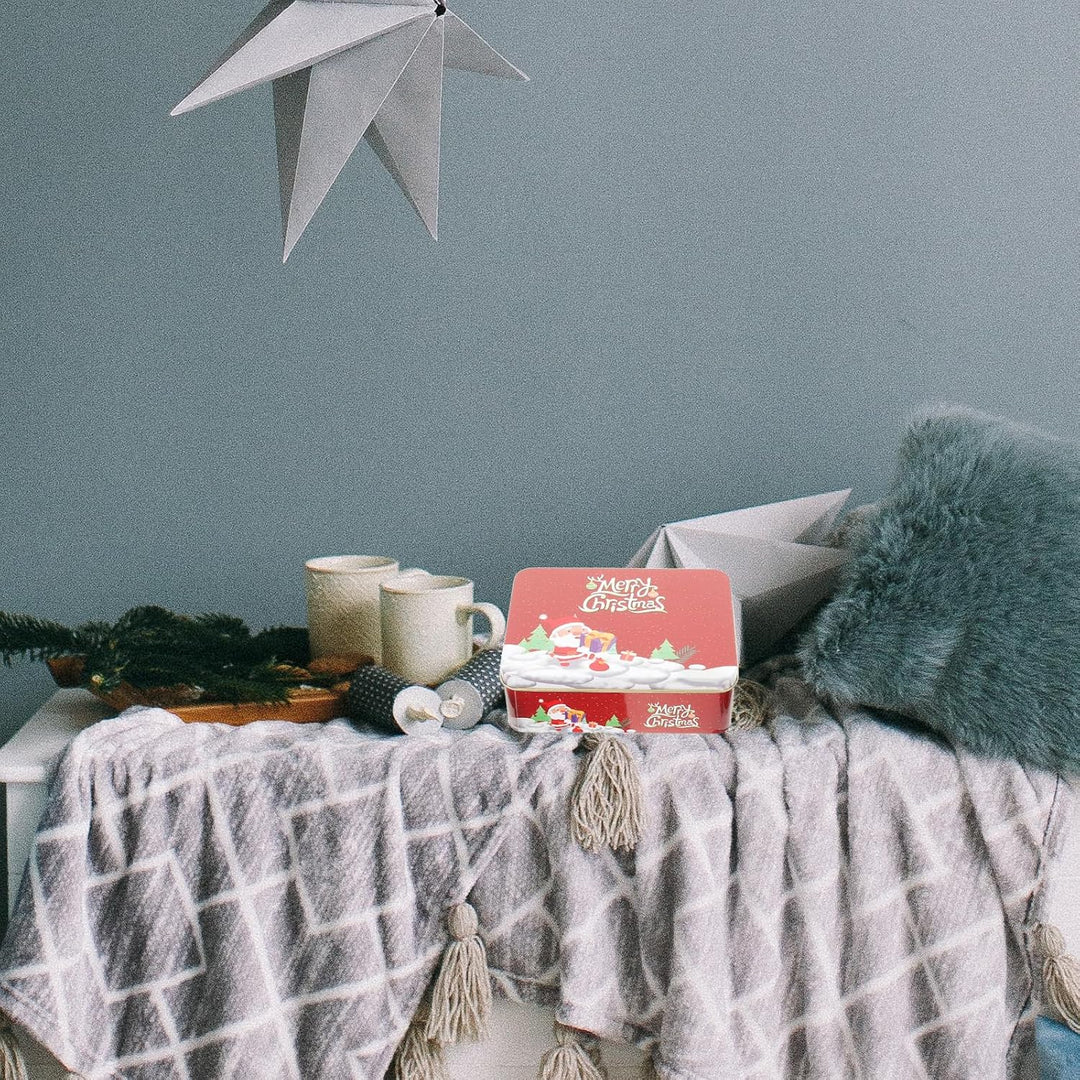 Angoily 8 Stk Geschenkbox Aus Keksdose Aufbewahrungsbehälter Für Süssigkeiten Weihnachtsbonbonglas K