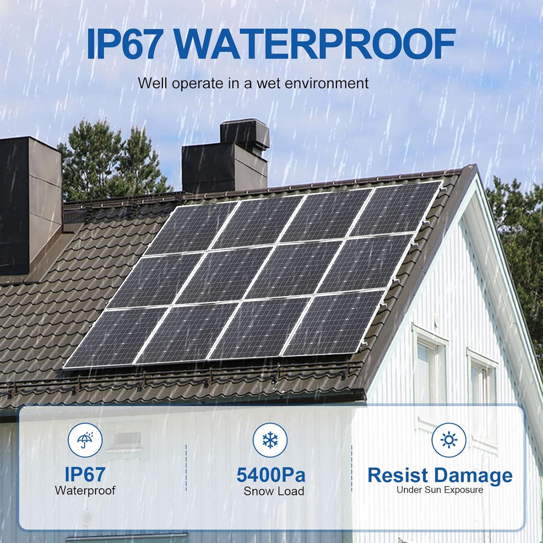 100W Solarpanel 18V Flexibel Solarmodul Robust für Outdoor Aufladung 100W 1, 100W 1