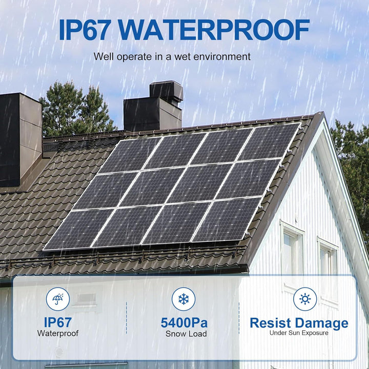 100W Solarpanel 18V Flexibel Solarmodul Robust für Outdoor Aufladung 100W 1, 100W 1