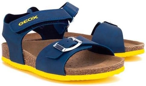 Geox Jungen J Ghita Boy Sandal 24 EU Avio, 24 EU Avio