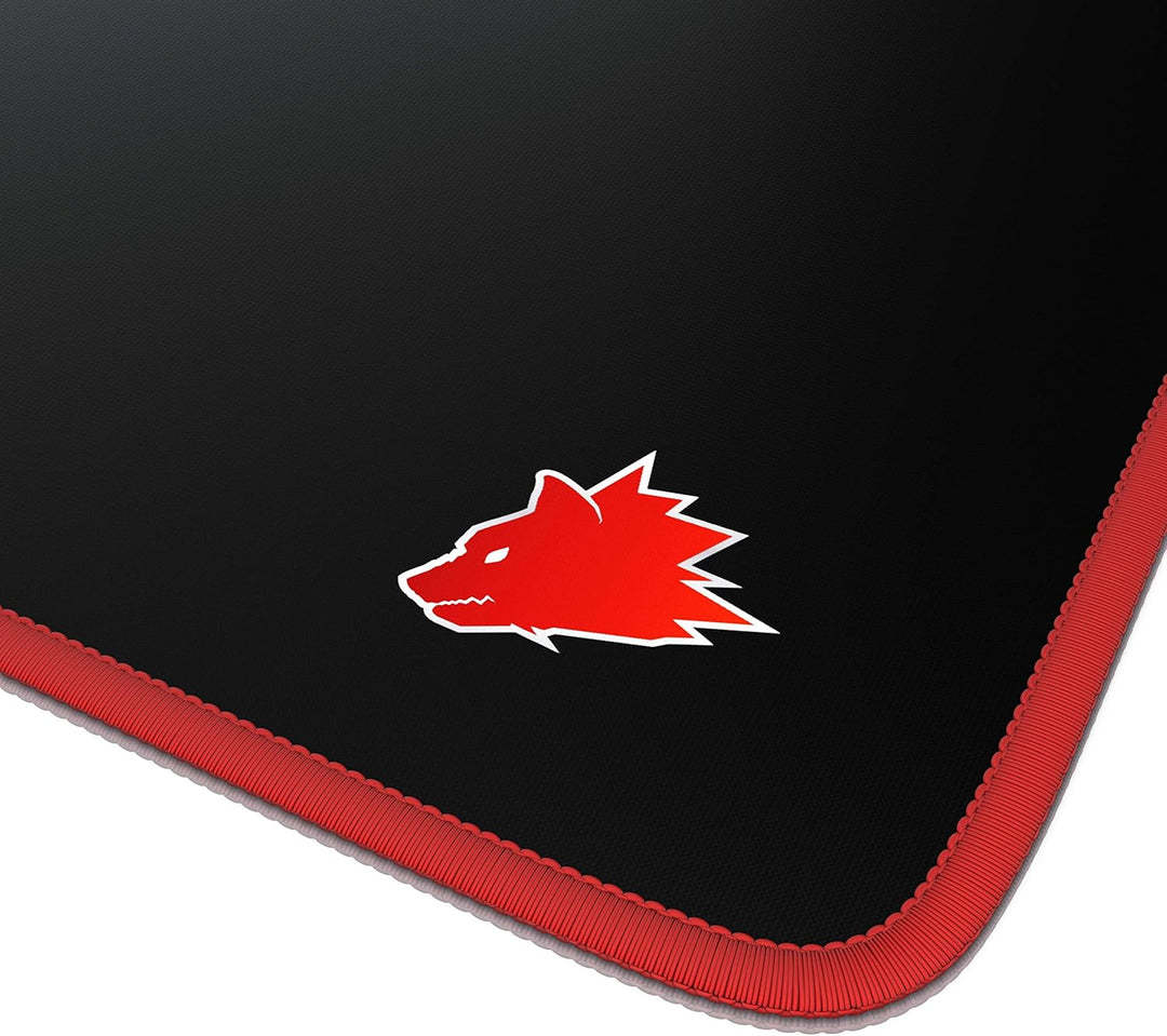 CSL - Übergrösse Mauspad Gaming Titanwolf 1200x600mm - XXXL Mousepad gross mit Motiv - XXXL Tischunt