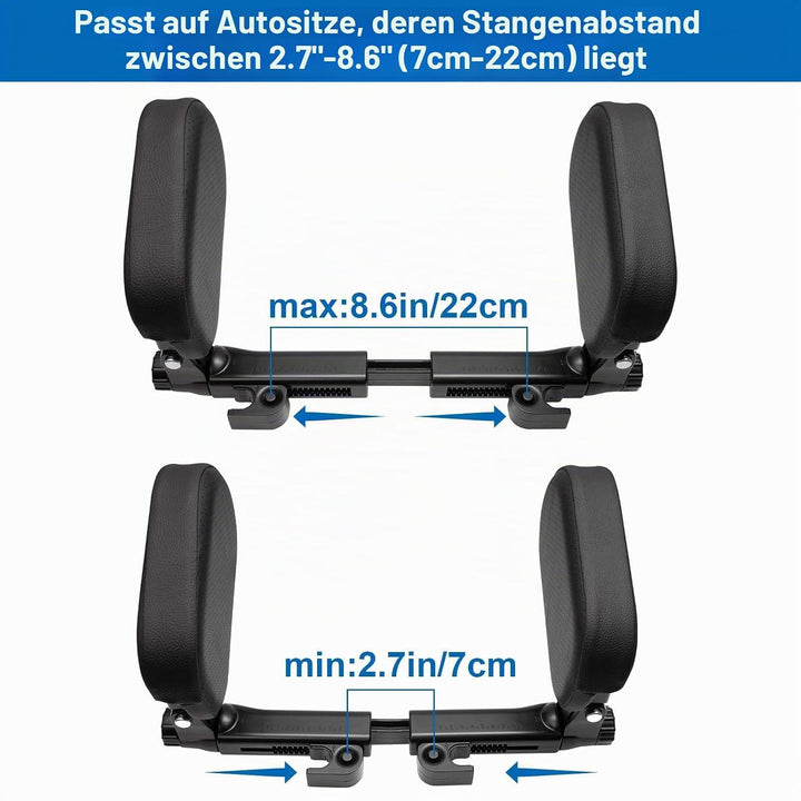 Spurtar Kopfstütze Auto Kinder, Verstellbares Autokissen für Kinder, Auto Zubehör Innenraum, Reise G