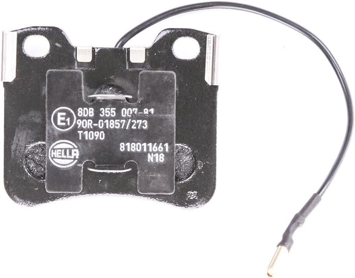 HELLA PAGID 8DB 355 007-811 Bremsbelagsatz - T1090 - Dicke/Stärke: 17.6mm - Bremssystem: Teves - mit