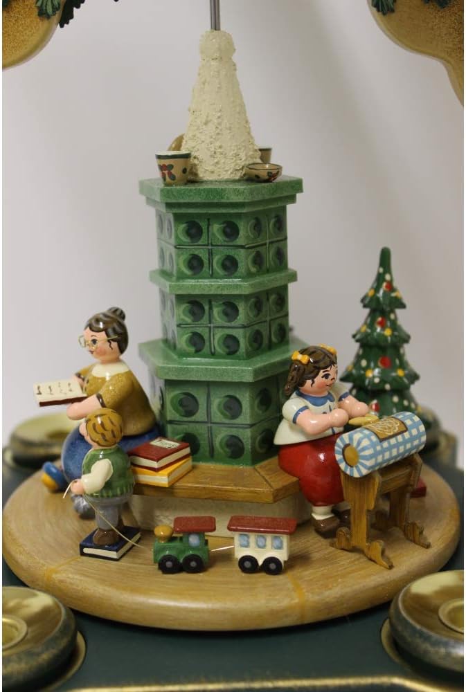 Hubrig-Volkskunst Pyramiden Grossmutters Weihnachtsstube 35 x 25 cm