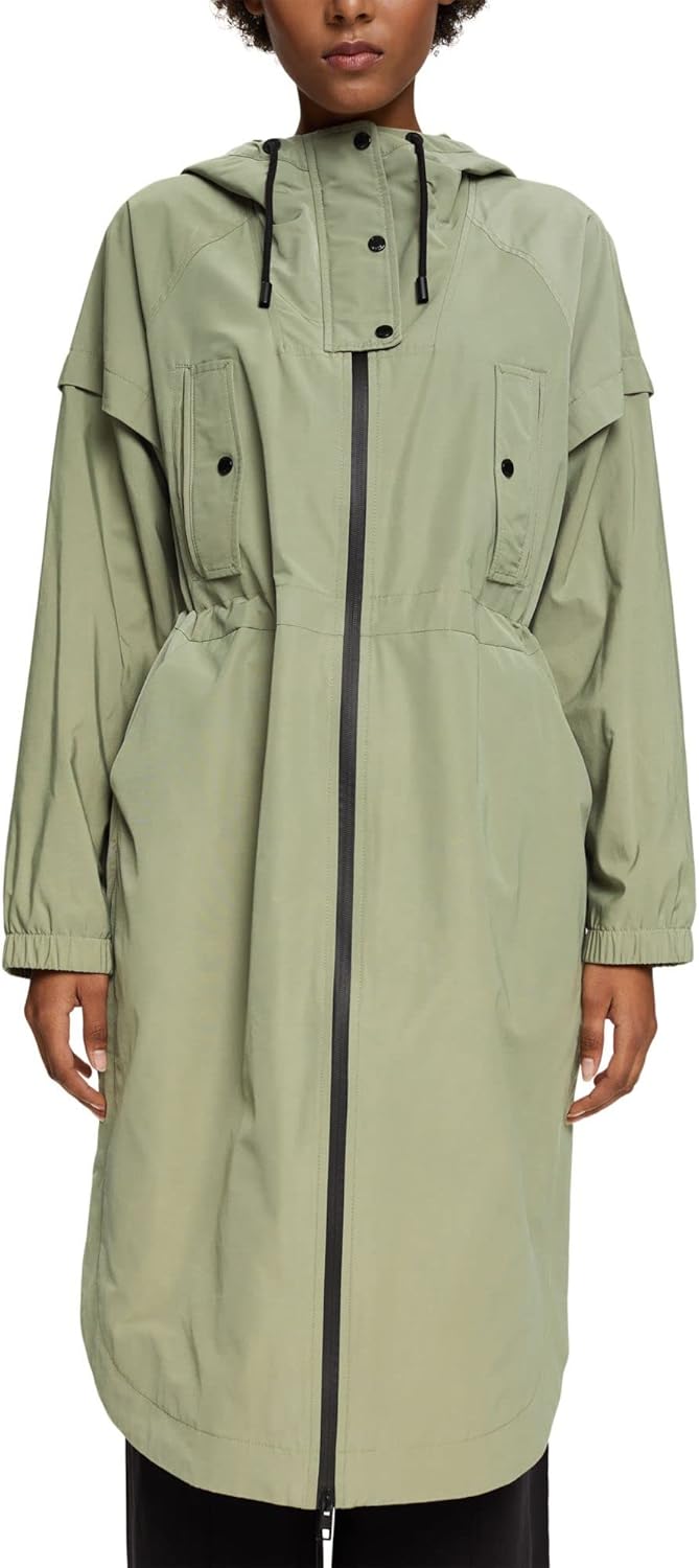 ESPRIT Damen Jacke, 345/LIGHT KHAKI