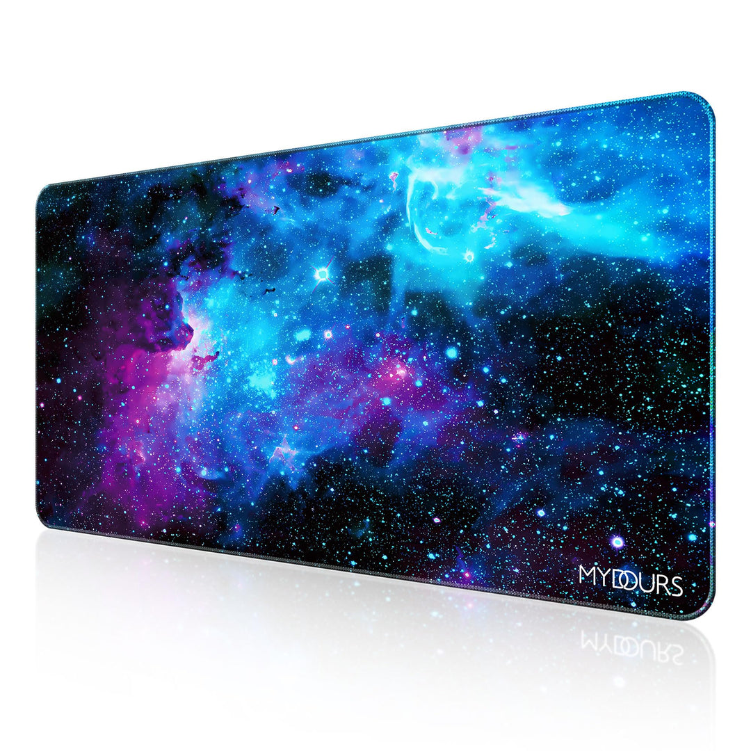Mydours Mega Mauspad, 120x60cm erweitertes Gaming-Mauspad XXL, Rutschfeste Gummibasis & Lycra-Gewebe