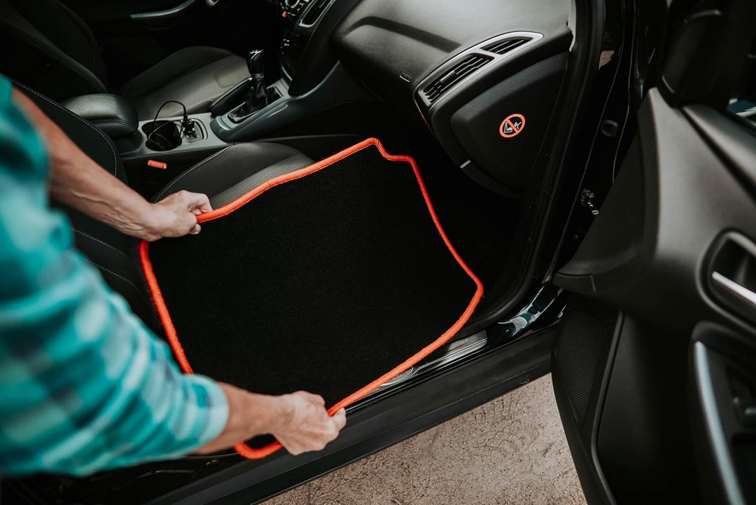Velours Fussmatten 4-TLG Set passend für Chrysler Sebring III (2007-2010) | Qualität: LUX – Massgena