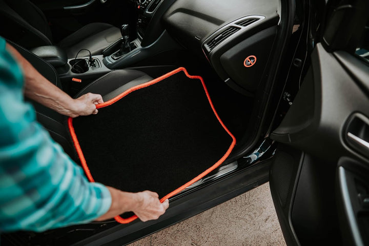 Velours Fussmatten 4-TLG Set passend für Chrysler Sebring II (2003-2007) | Qualität: LUX – Massgenau