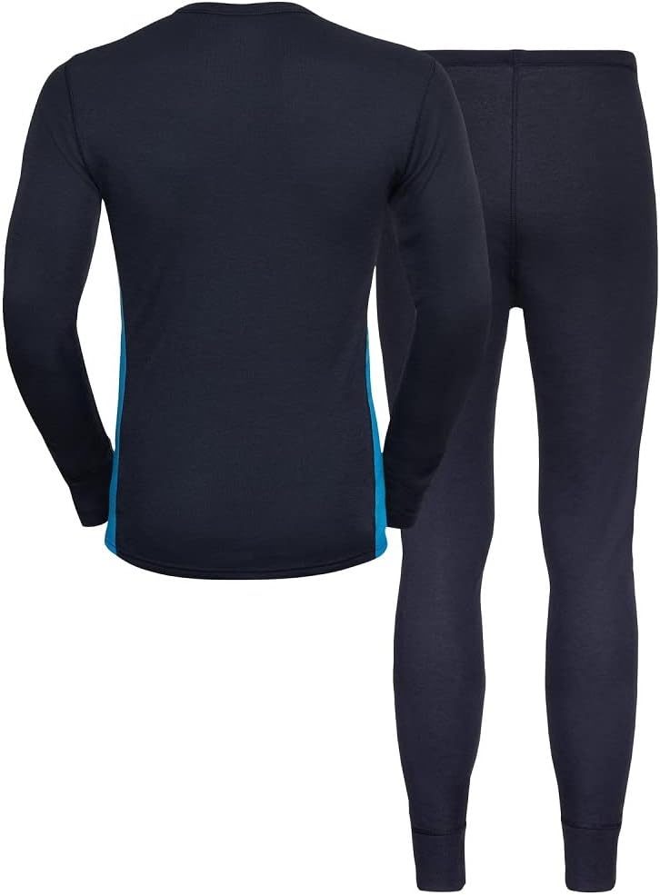 Odlo Herren Active Warm Eco_196702 Funktionsunterwäsche Set XXL Dark Sapphire - Indigo Bunting, XXL