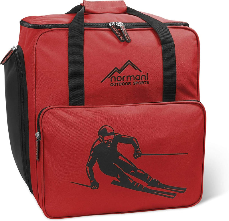 normani Skischuhtasche Helmtasche Skischuhrucksack Alpine DEPO - Limited Edition - Red 53 Liter, Red