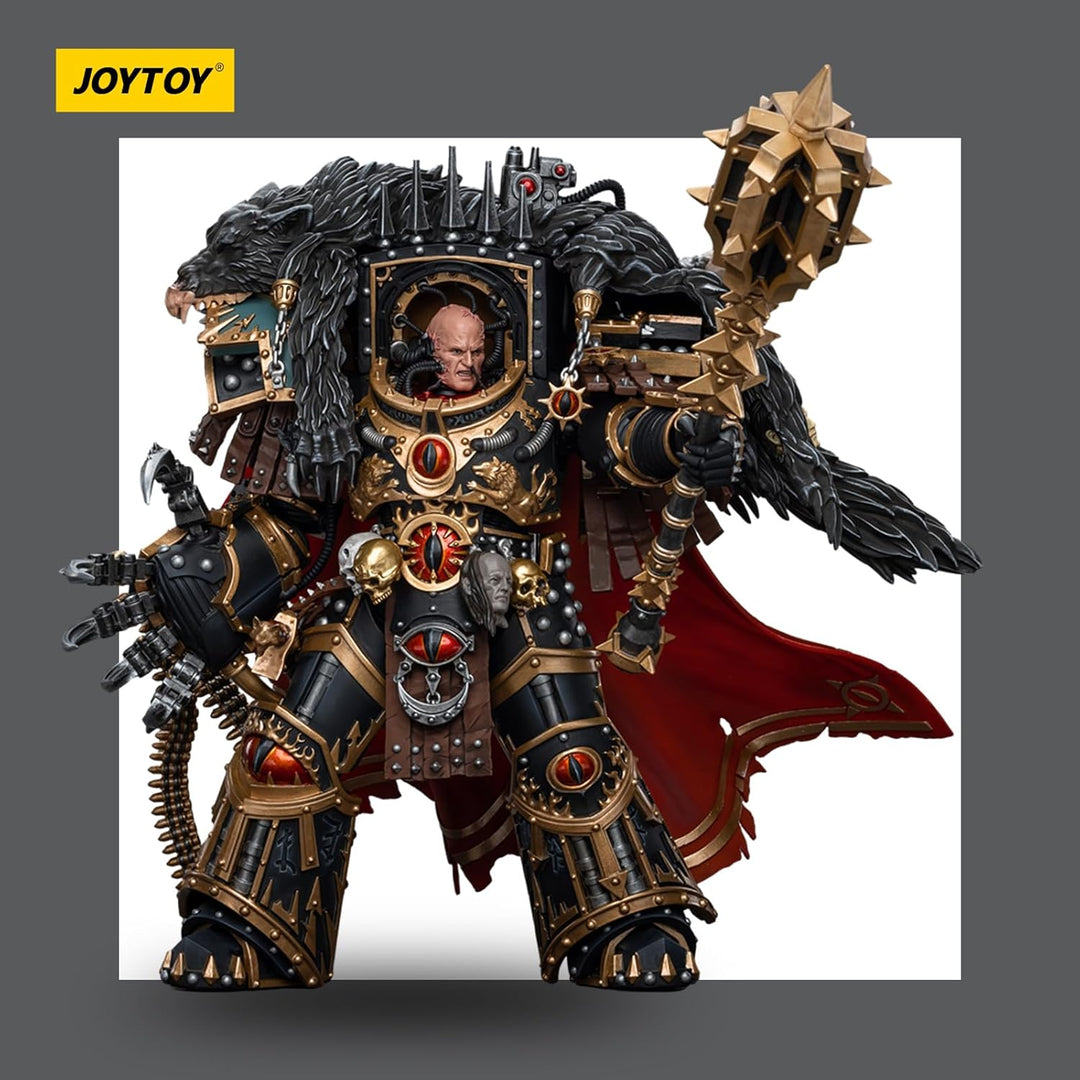 JOYTOY Warhammer 40k Sons of Horus Warmaster Horus Primarch of The XVlth Legion 1/18 Action Figur，Ko