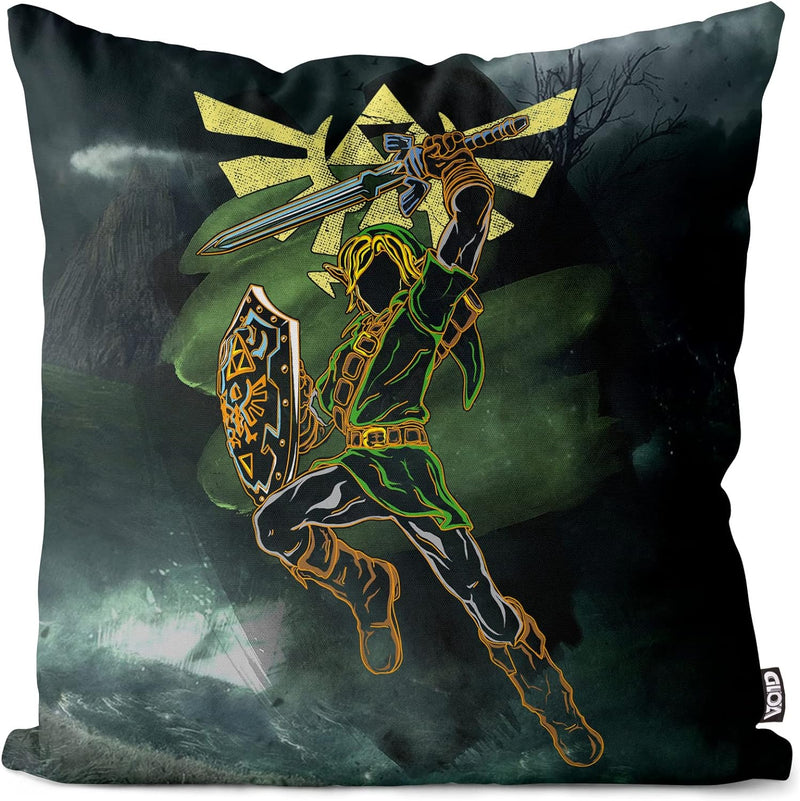VOID Adventure Link Polyester Kissenbezug Kissenhülle Outdoor Indoor Game Gamer, Kissen Grösse:50 x
