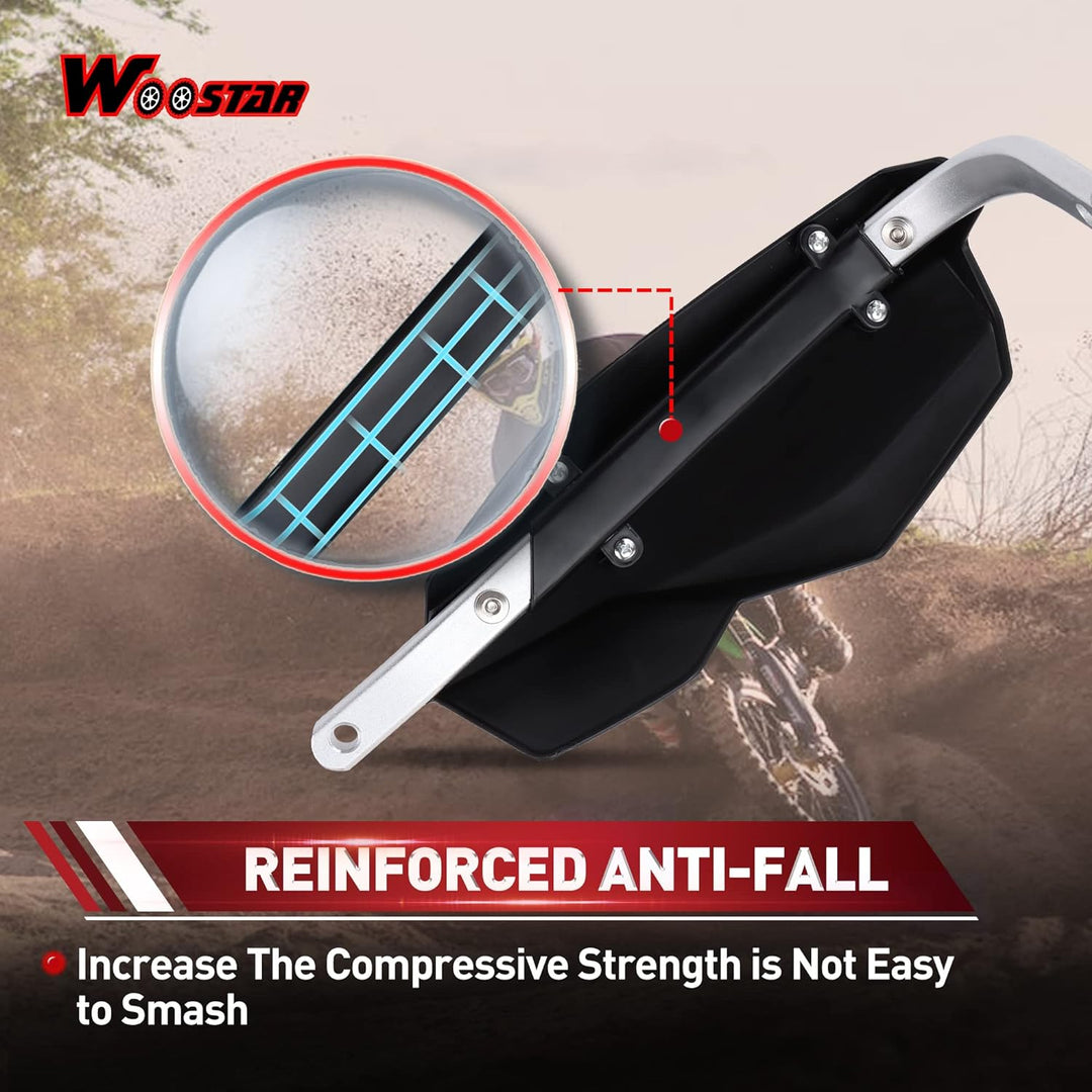 WOOSTAR 22mm 28mm Motorrad Lenkerschutz Handschutz Montage Ersatz für Motocross Off-Road Dirt Pitbik