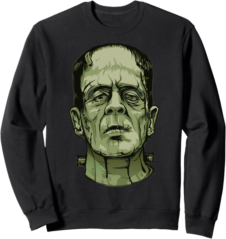 Universal Monsters Frankenstein Face Sweatshirt