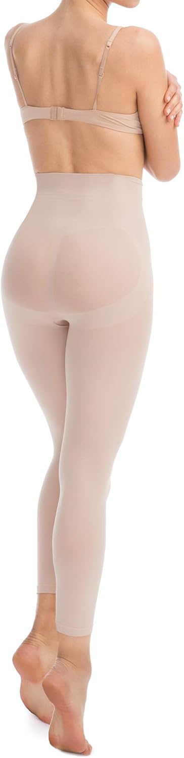 FarmaCell Bodyshaper 609B - Formende Stütz-Leggings mit Bauchbinde - leichtes und erfrischendes NILI