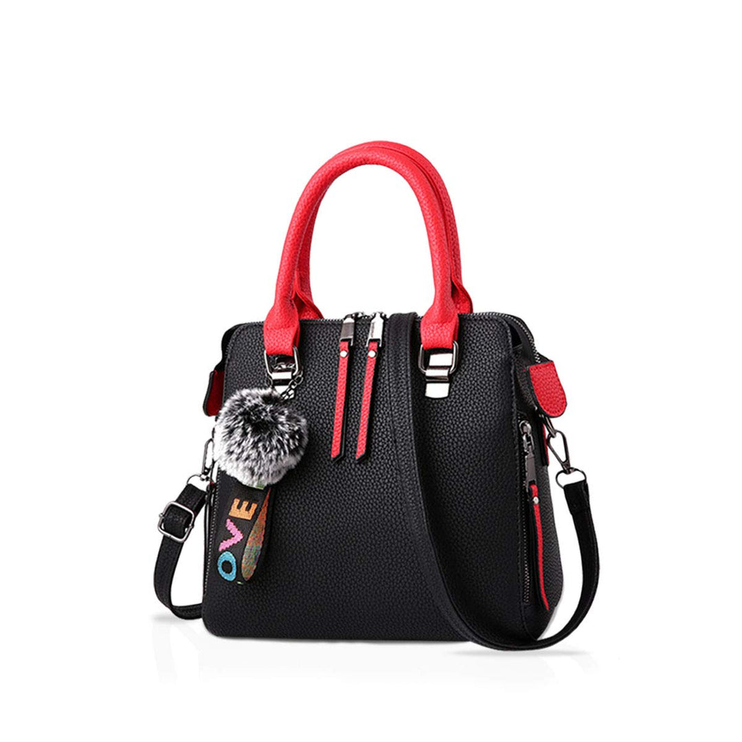 NICOLE & DORIS Mode Handtaschen Damen Taschen Elegant Shopper Tote Leder Schultertasche Frauen Umhän