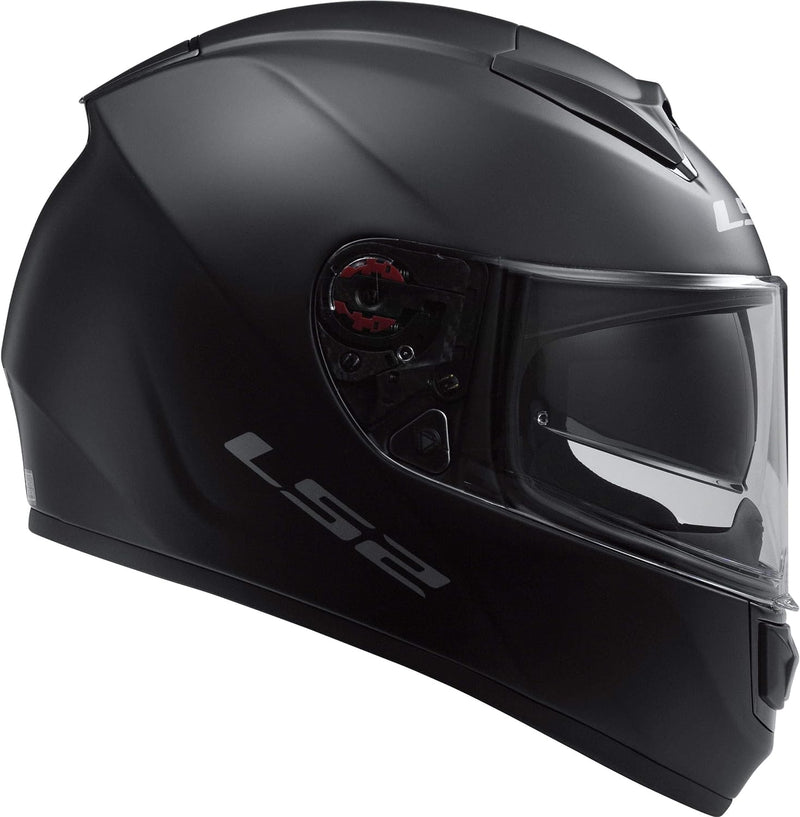 LS2 Integralhelm FF397 Vector Vantage schwarz matt rot Sonnenblende XXL, XXL