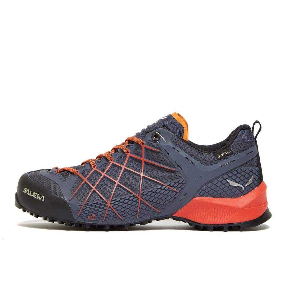 Salewa Wildfire Gore-Tex Herren Zustiegsschuhe, Ombre Blue Fluo Orange