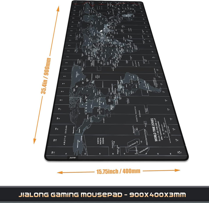 JIALONG Mauspad XXL Gaming Mousepad Gross Multifunktionales rutschfest Office Schreibtischunterlage
