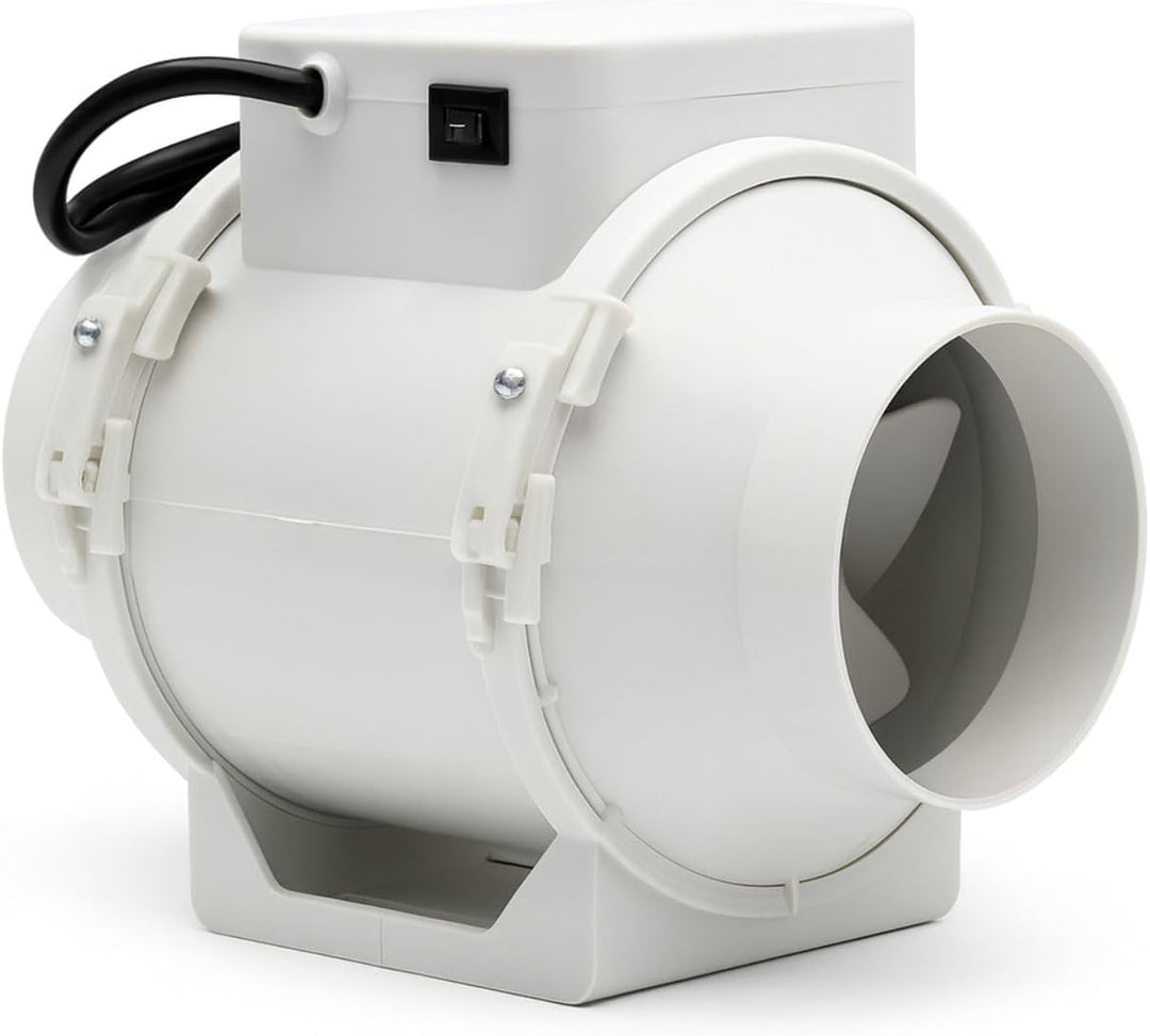 Weedness Grow Abluft 2-stufig 145-187 m³/h 100 mm Anschluss - Lüfter Zu & Ventilator Rohrventilator