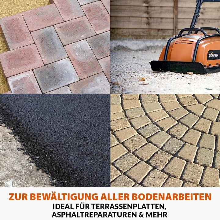 Evolution Power Tools H320-E Hulk Elektro Elektro-Vibrationsstampfer, Rüttler, rüttelplatte - Ideal