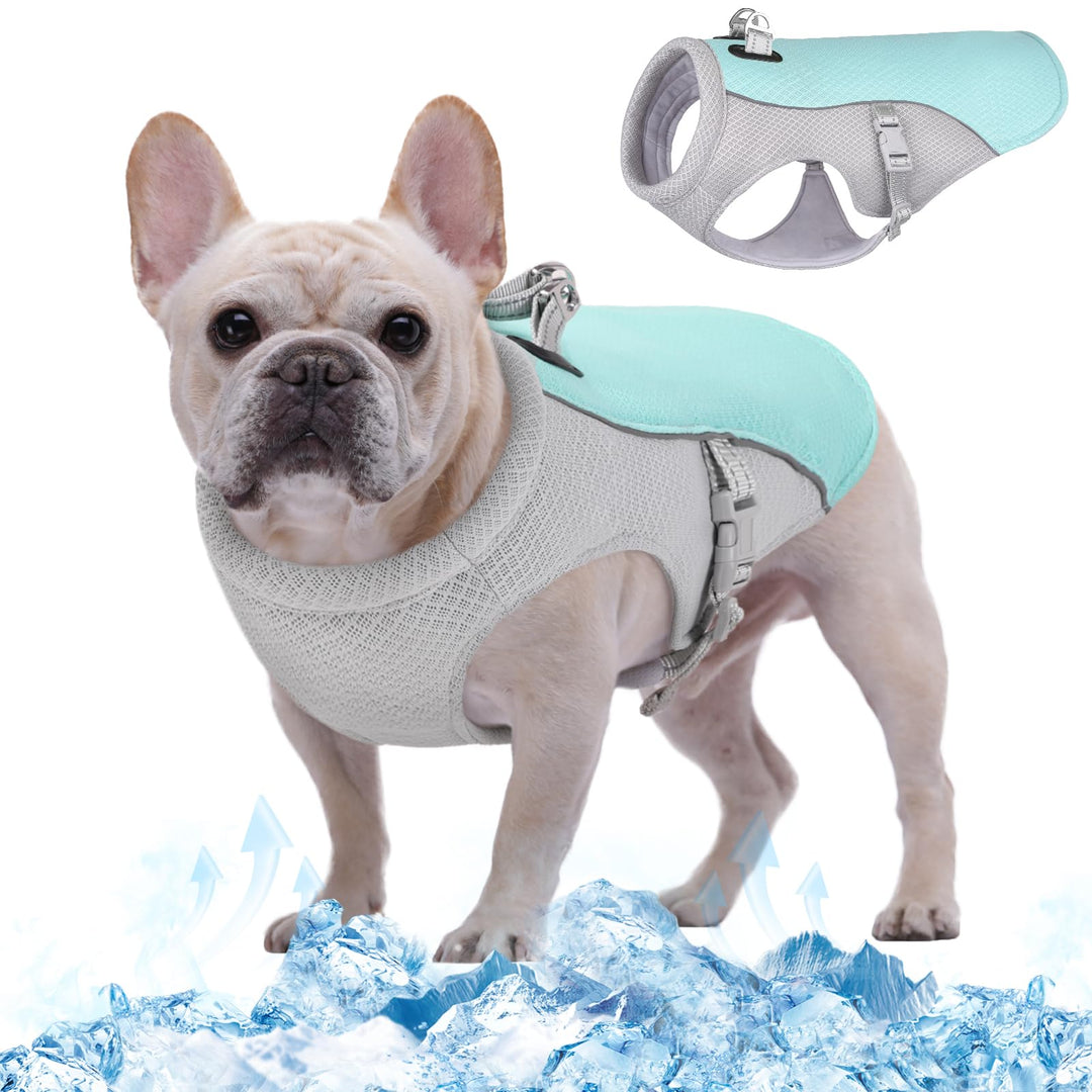 Kuoser Kühlweste für Hunde, Hundekühlungsmantel für heisse Sommertage, Atmungsaktive & Reflektierend