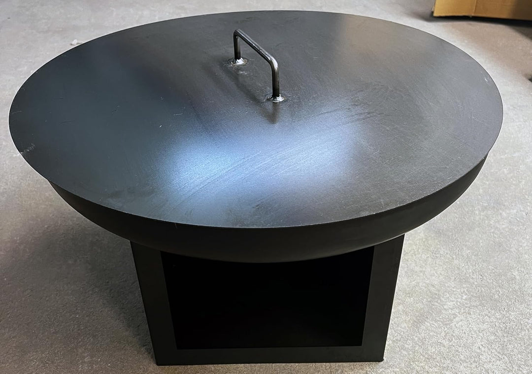 SOUK ONE Deckel für Feuerschale Ø 60 cm - Feuerstelle Deckel für den Garten, Deckel für Feuerschalen