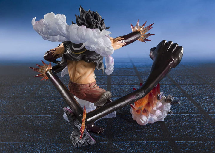 TAMASHII NATIONS - Monkey D Luffy Gear 4 Snakeman King Cobra Figur 16 cm One Piece Figuarts Zero, Fa