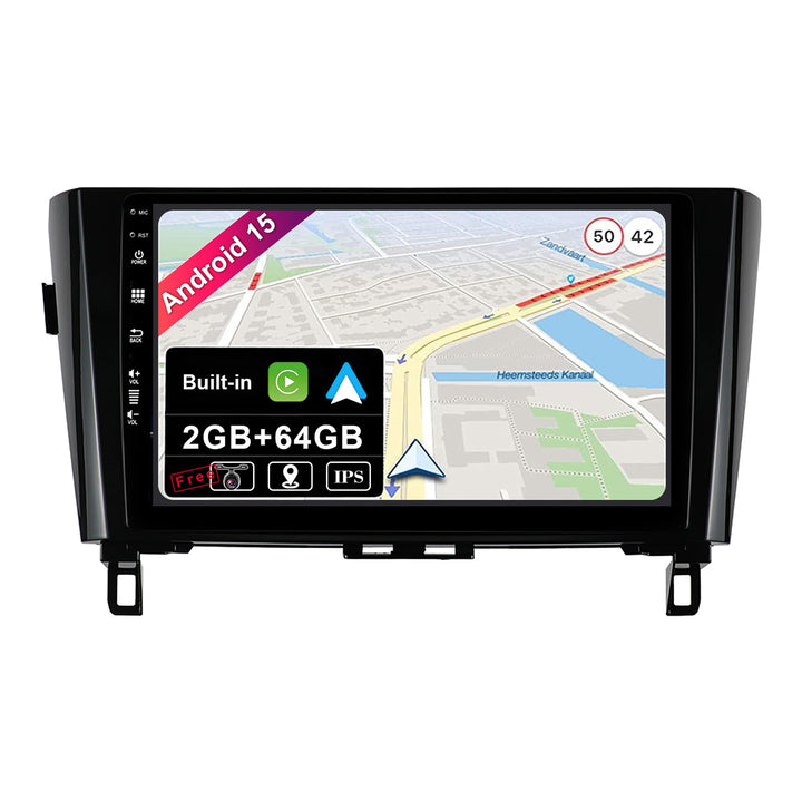 JOYX Android 15 Autoradio Passt für Nissan X-Trail Qashqai j11 Rouge (2014-2018) - Rückfahrkamera KO