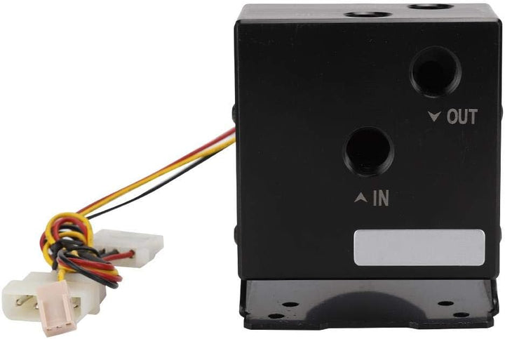 VBESTLIFE Computer-Wasserkühlungspumpe, DC 12V 1.8A Integrierte PC-Wasserpumpe mit Halterung für 120