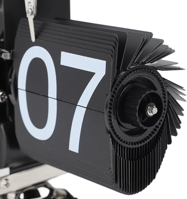Ejoyous Digitale Flip-Down-Uhr, Retro-Mechanischer Klappuhr mit internem Getriebe, Grosse Zifferanze