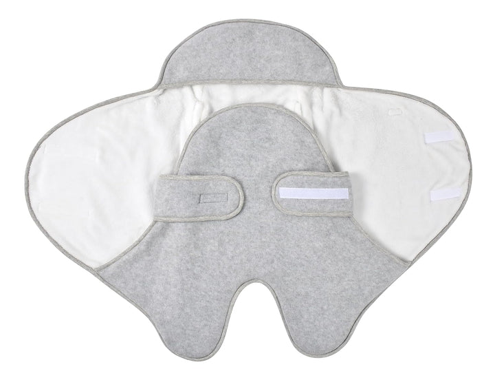 BÉABA, Babynomade Double Fleece, Baby Winter Wickeldecke, Autositz/Kinderwagen/Gondel/Transat, Weich