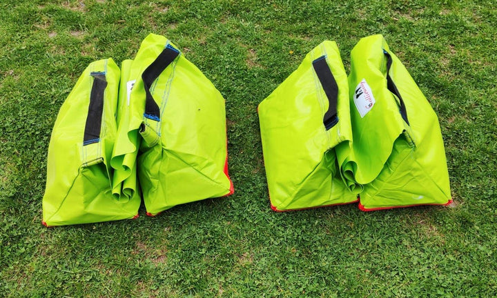 Callieway Premium Dog Agility Tunnel Stützsandsack (Doppelpack) mit Anti-Rutschsystem für Agility Tu