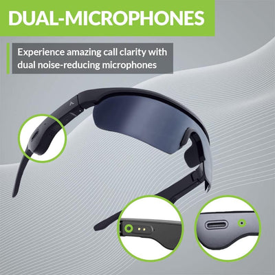 Avantree SG188 Bluetooth 5.1 Smart Audio Sonnenbrille für Herren, UV400-Schutz & Polarisierte Brille