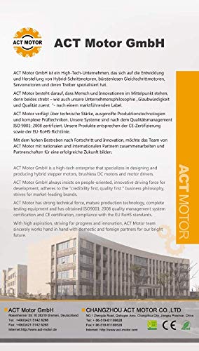 DE-SHIP FREE 1PC 23HS2442B Nema23 Schrittmotor 112mm 425oz-in 4.2A round double Shaft Φ8mm Bipolar 1