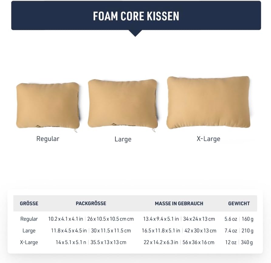 Sea to Summit FoamCore Camping- und Reisekissen, Regulär (34 x 24 cm), Seestern Starfish Normal (34