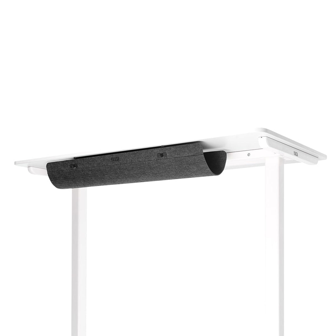 Yaasa Cable Management S/M Kabelkanal Schreibtisch, Volumen und Montageposition anpassbar, Kablemana