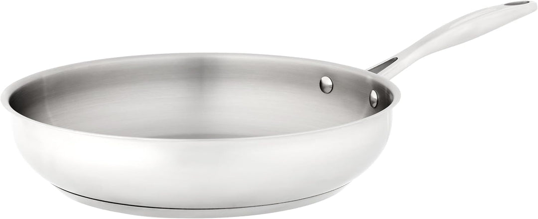 Stellar 7000 Profile Matte Edelstahl-Bratpfanne mit Stielgriff | 28 cm Stielkasserolle (ohne Deckel)